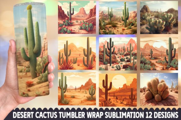 Desert Cactus Tumbler Sublimation Bundle: A Creative Toolkit