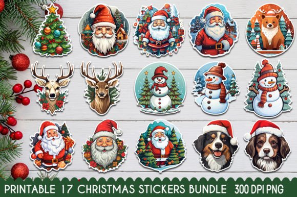 Festive Flair: Using Printable Christmas Stickers in Your Projects