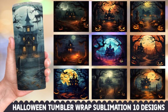 Halloween Tumbler Sublimation Bundle: Your Spooky Design Toolkit