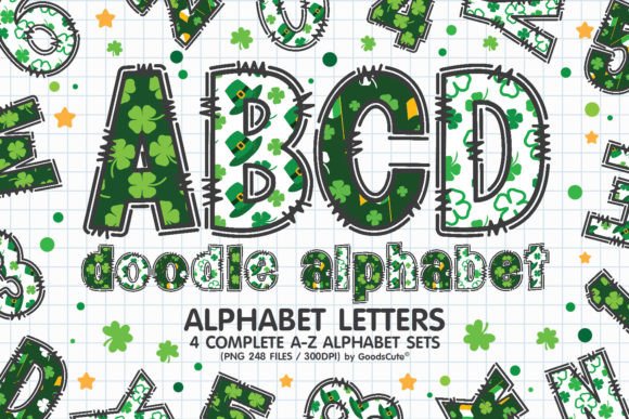 St. Patrick's Day Alphabet a-Z Letters: Beyond the Basic Green