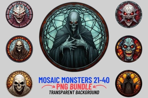 Stained Glass Monsters Sublimation 2: Unveiling the Eerie Allure