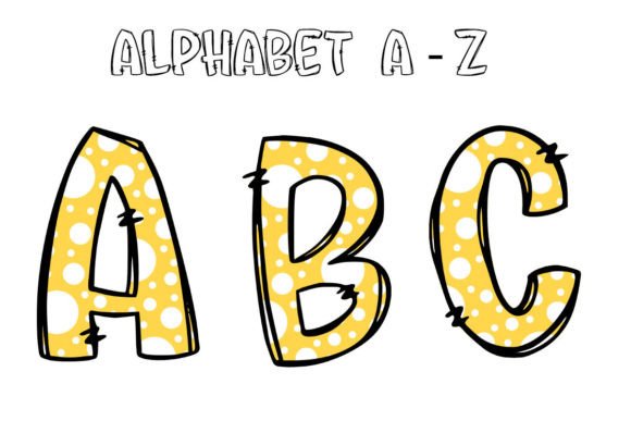 Unlocking Creativity with School Alphabet Letters Sublimation PNG8